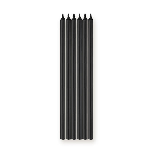 Bougies XXL Noires 26 cm