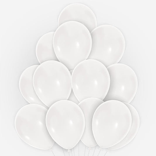 Sachet de 20 Ballons Blanc Latex 30 cm