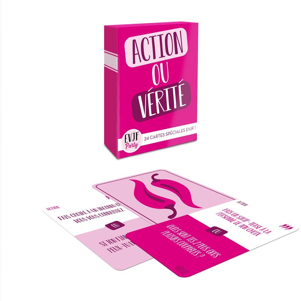 Jeu Action ou Vérité EVJF - Le Divertissement Idéal pour un Enterrement de Vie de Jeune Fille